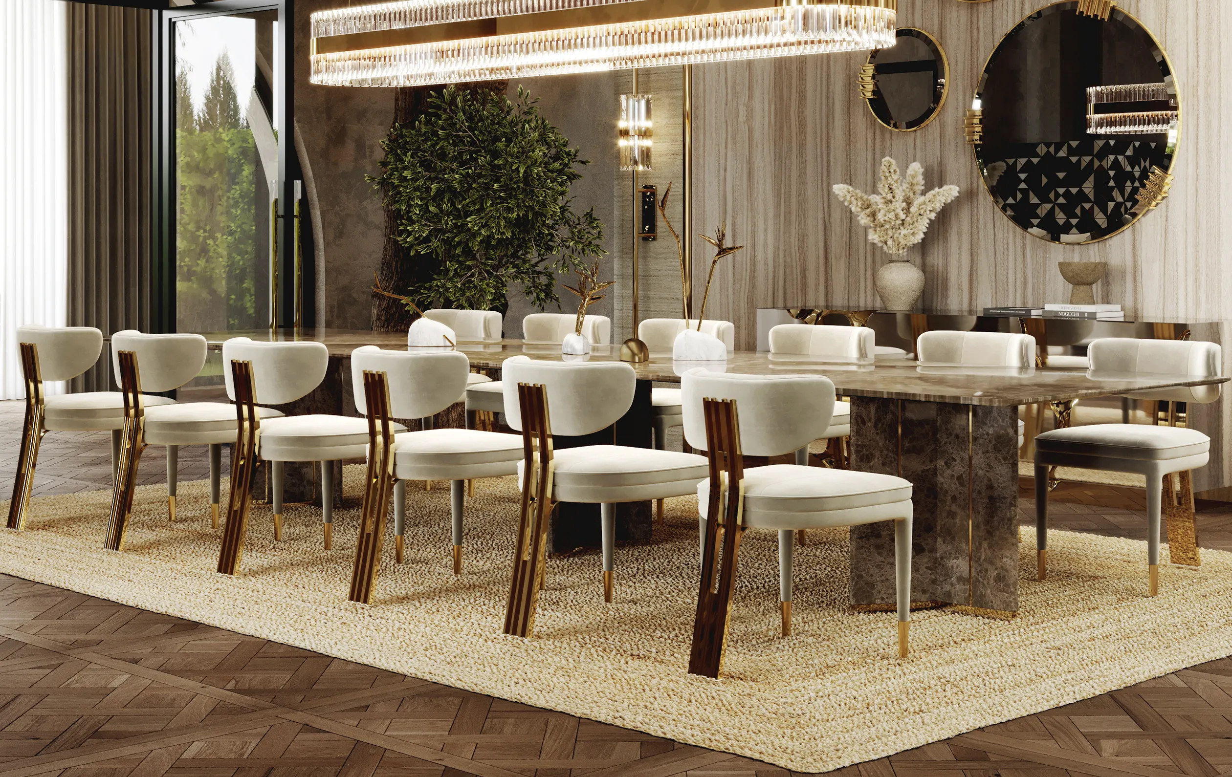 Mesh Dining Chair - 6