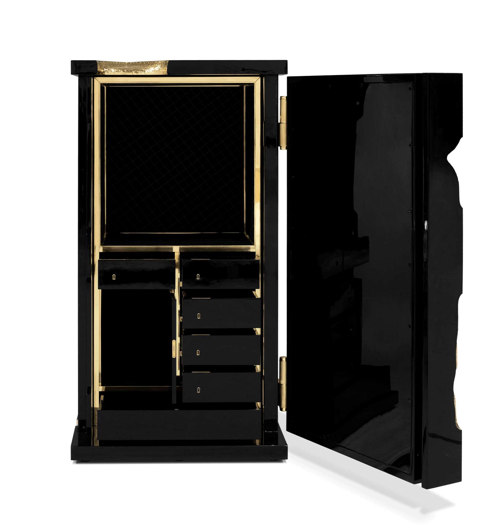 Tycoon Black & Gold Elite Designer Safe