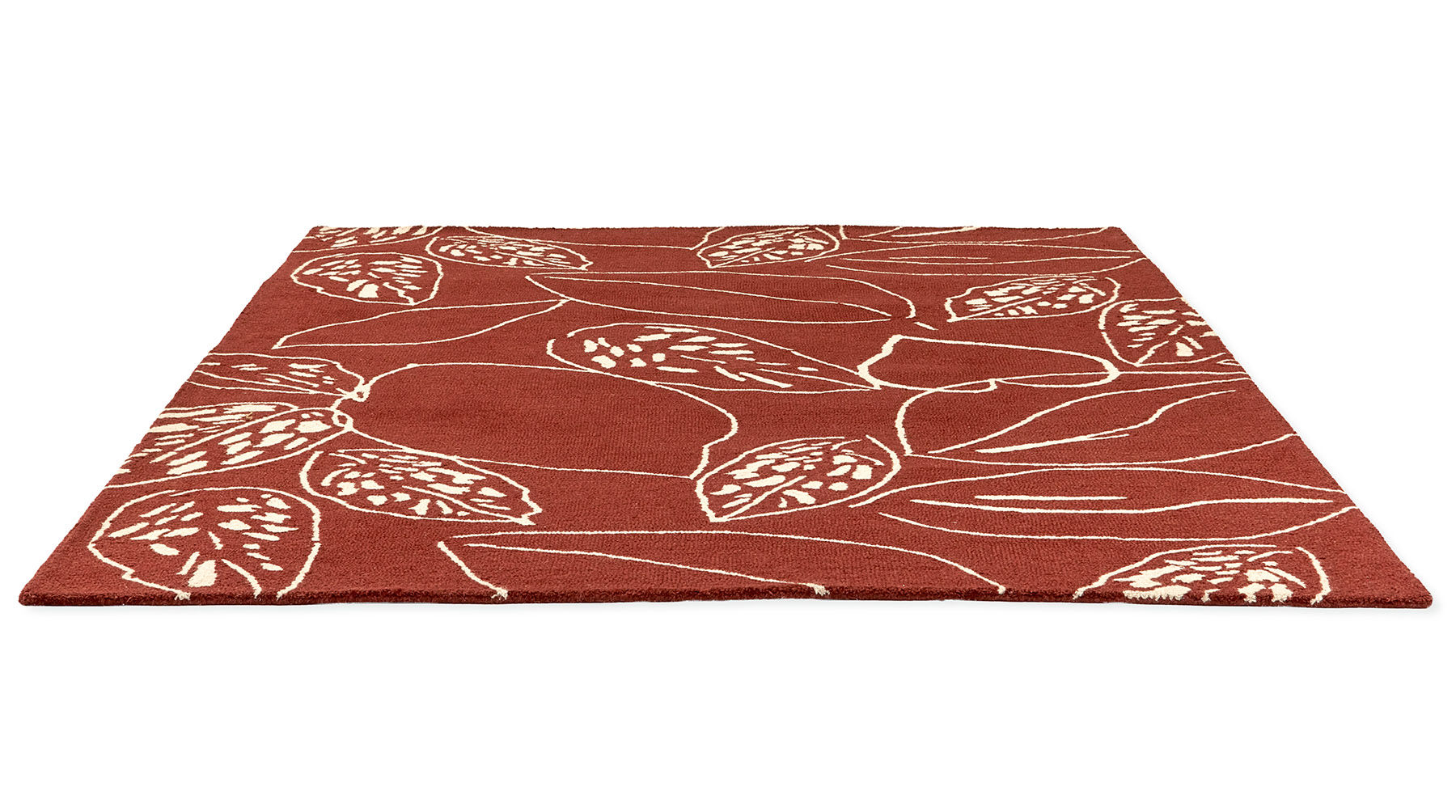 Rust Designer Rug | Size: 120 x 180 cm