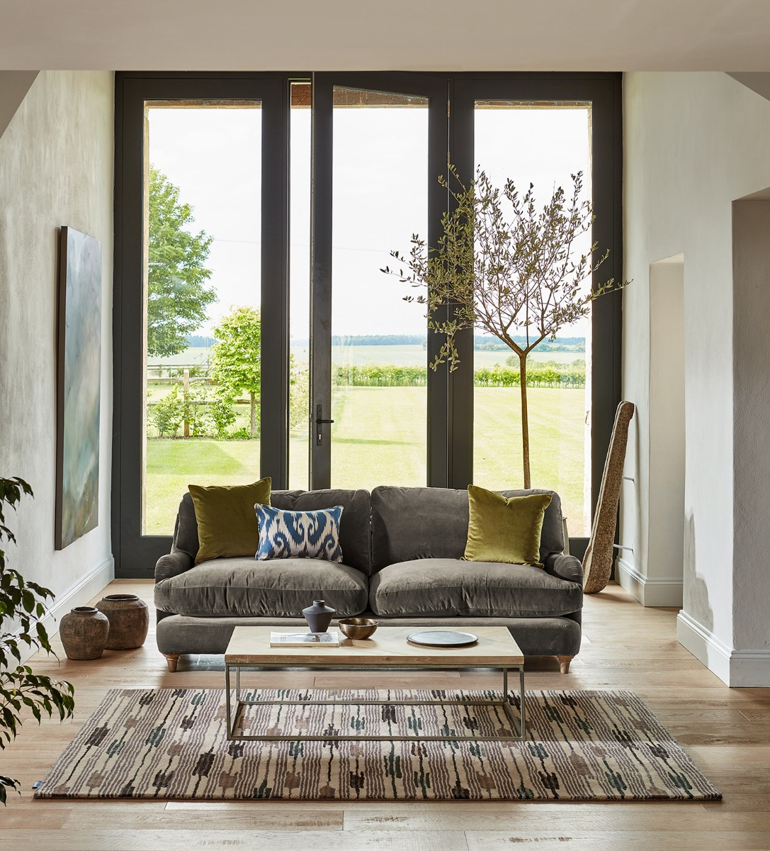 Slate / Charcoal Handwoven Wool Rug