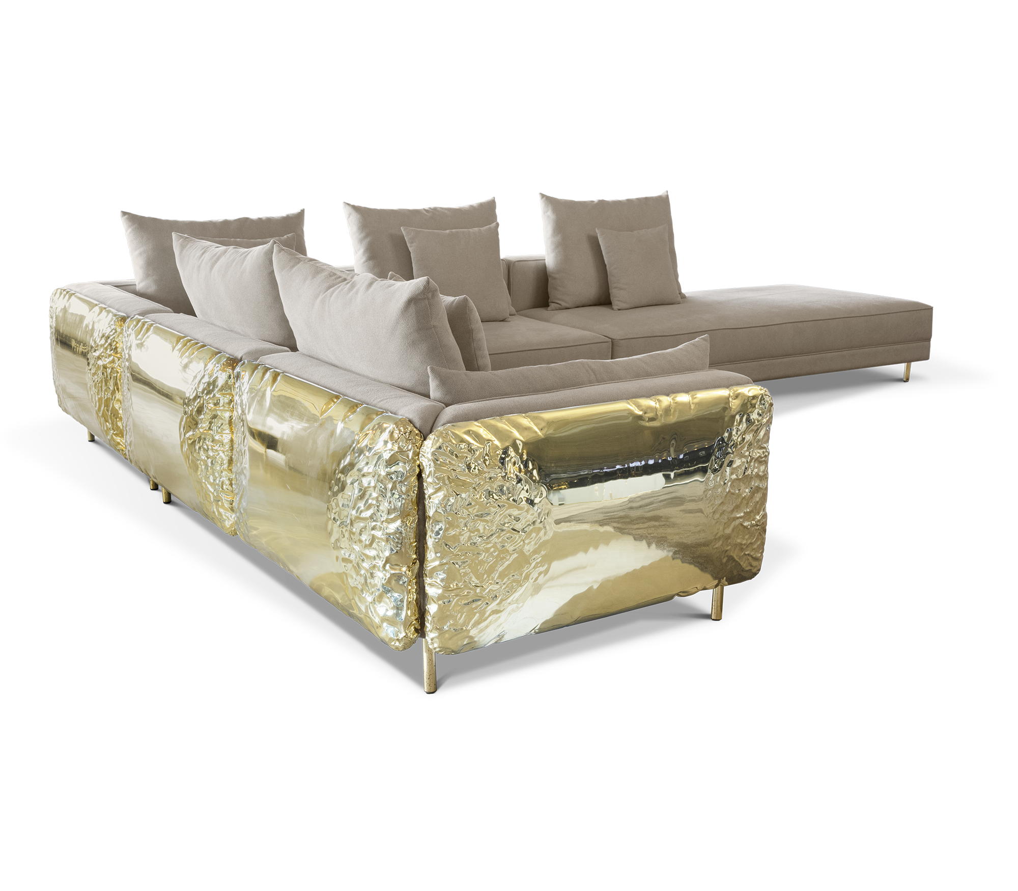 Imperia Cream Modular Luxe Sofa