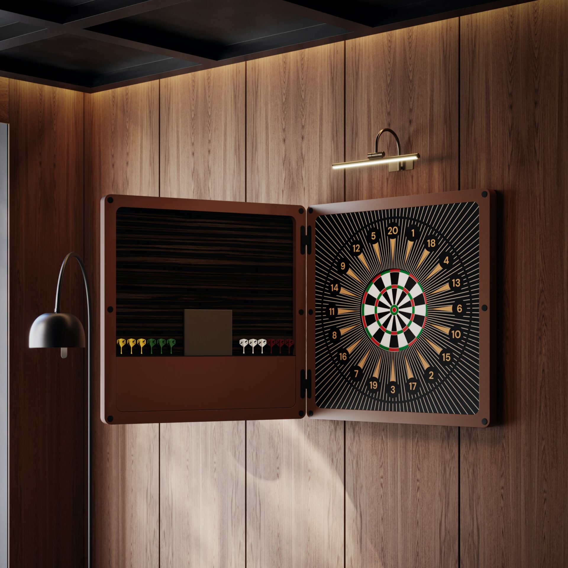 Nido Executive Dartboard Cabinet