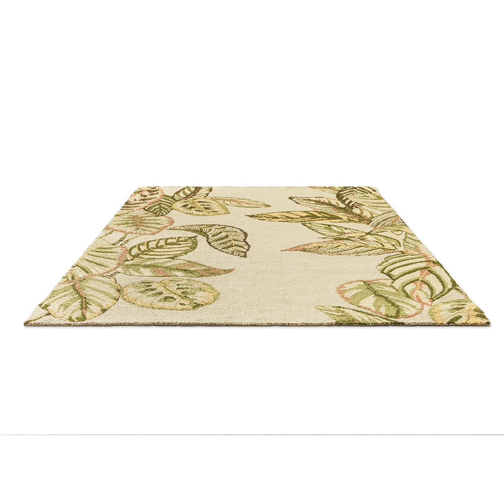 Leaf Samphire Outdoor Rug | Size: 140 x 200 cm
