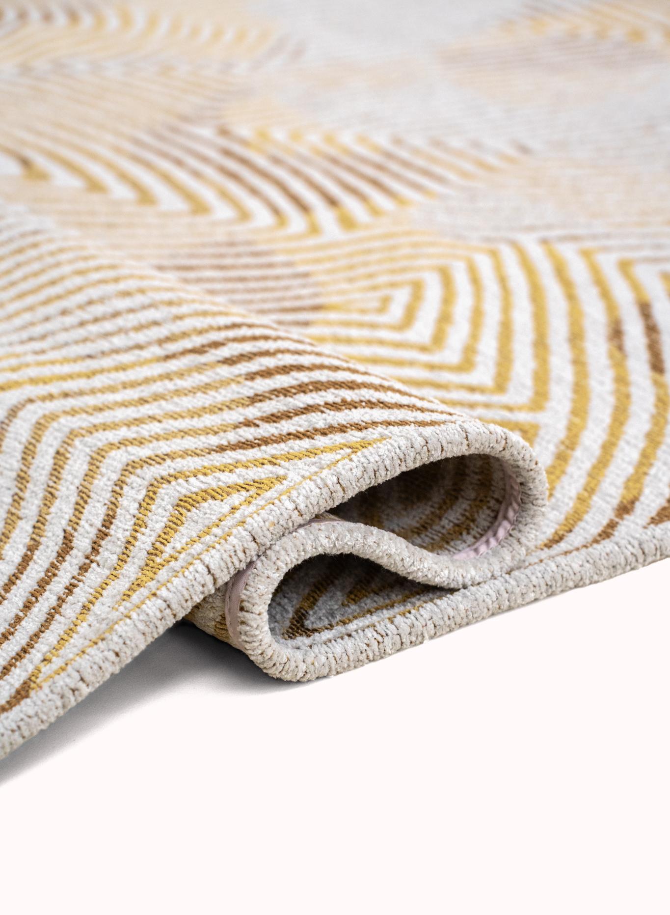 Bohemian Mustard Area Rug | Size: 80 x 150 cm