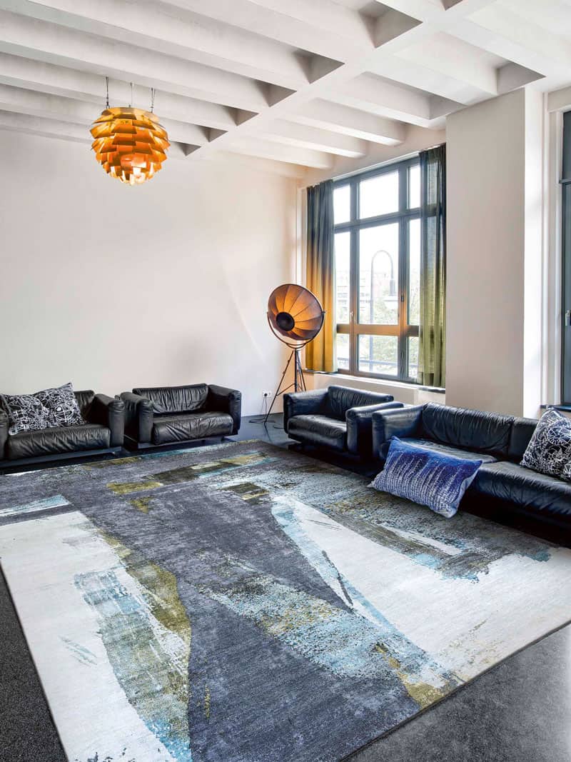 Green Rust Hand-Woven Exquisite Rug | Size: 140 x 210 cm