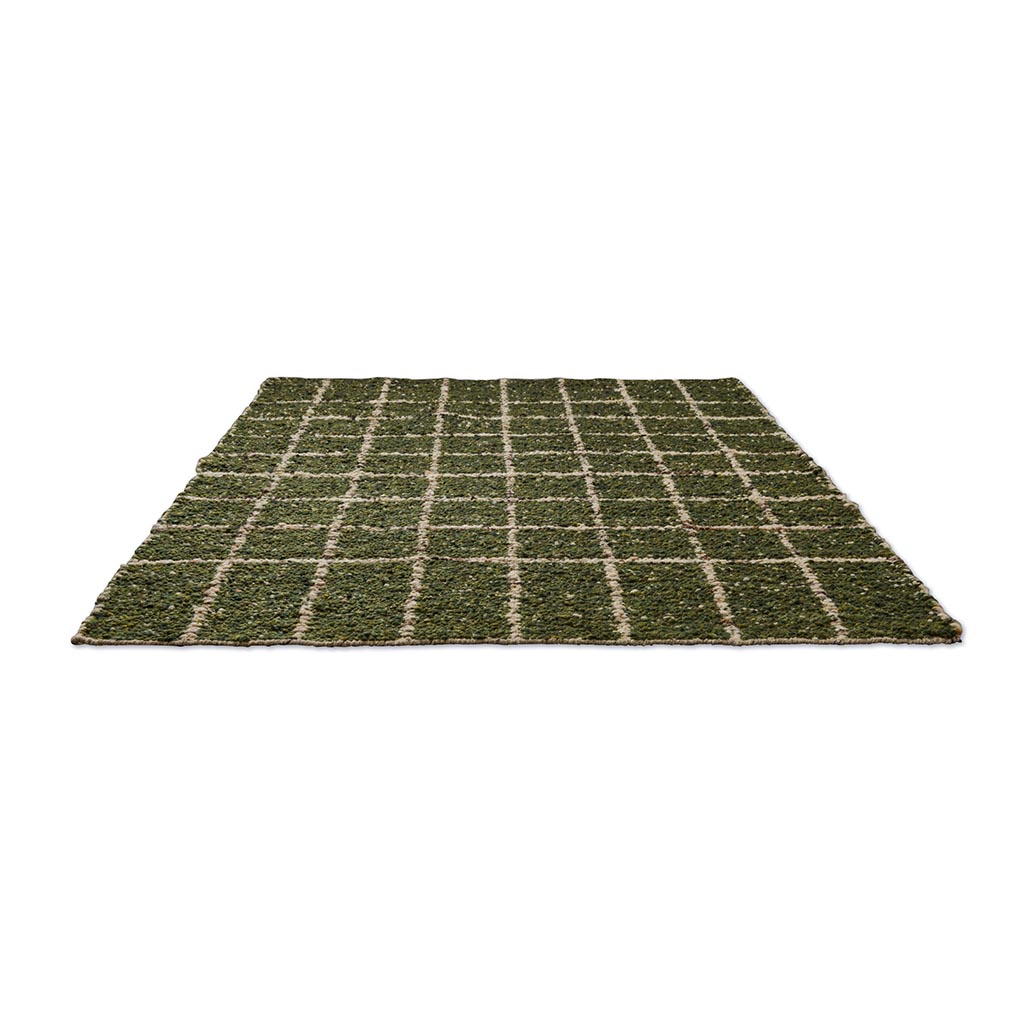 Craft Green Rug | Size: 160 × 230 cm
