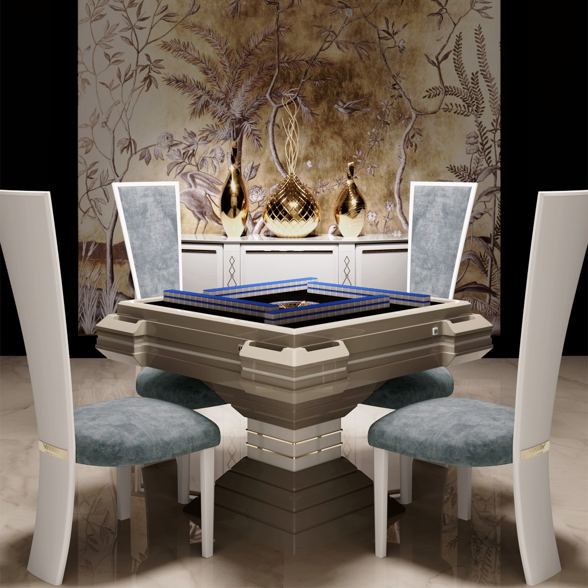 Ming Dynasty Automatic Mahjong Table