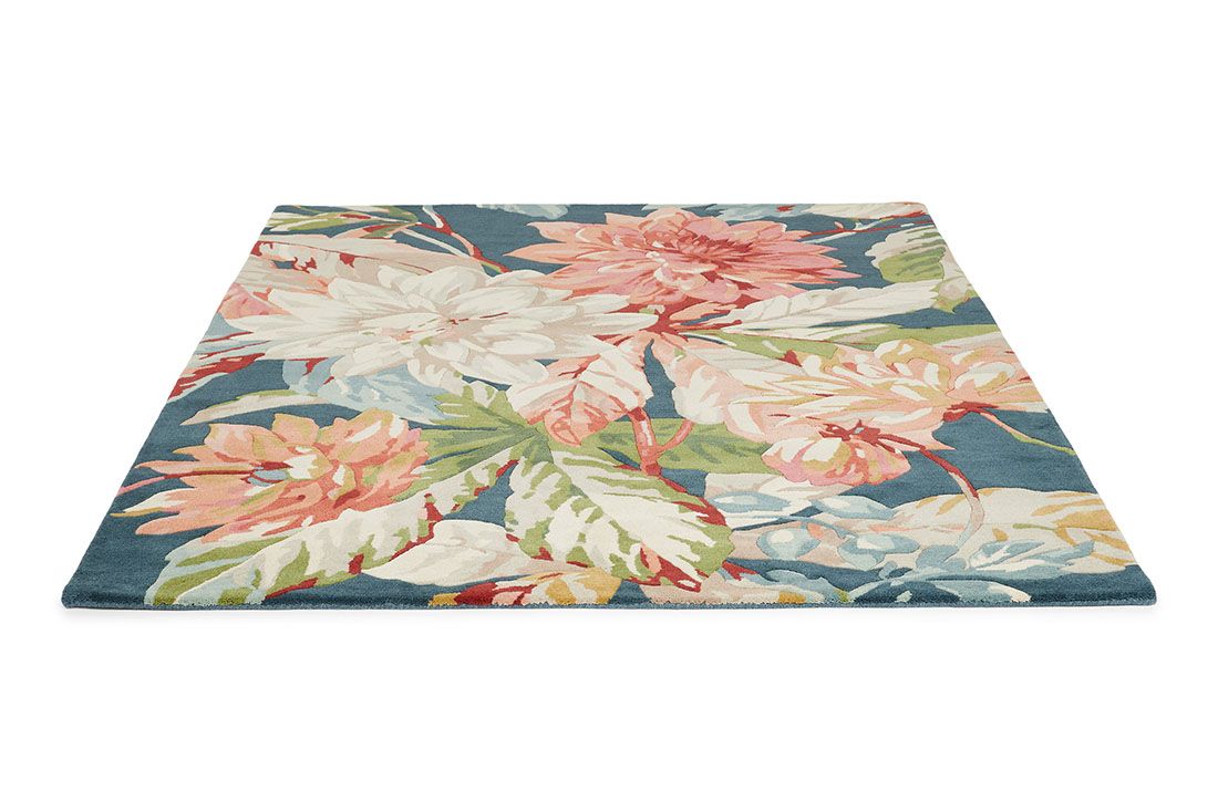 Wild Rose Floral Rug