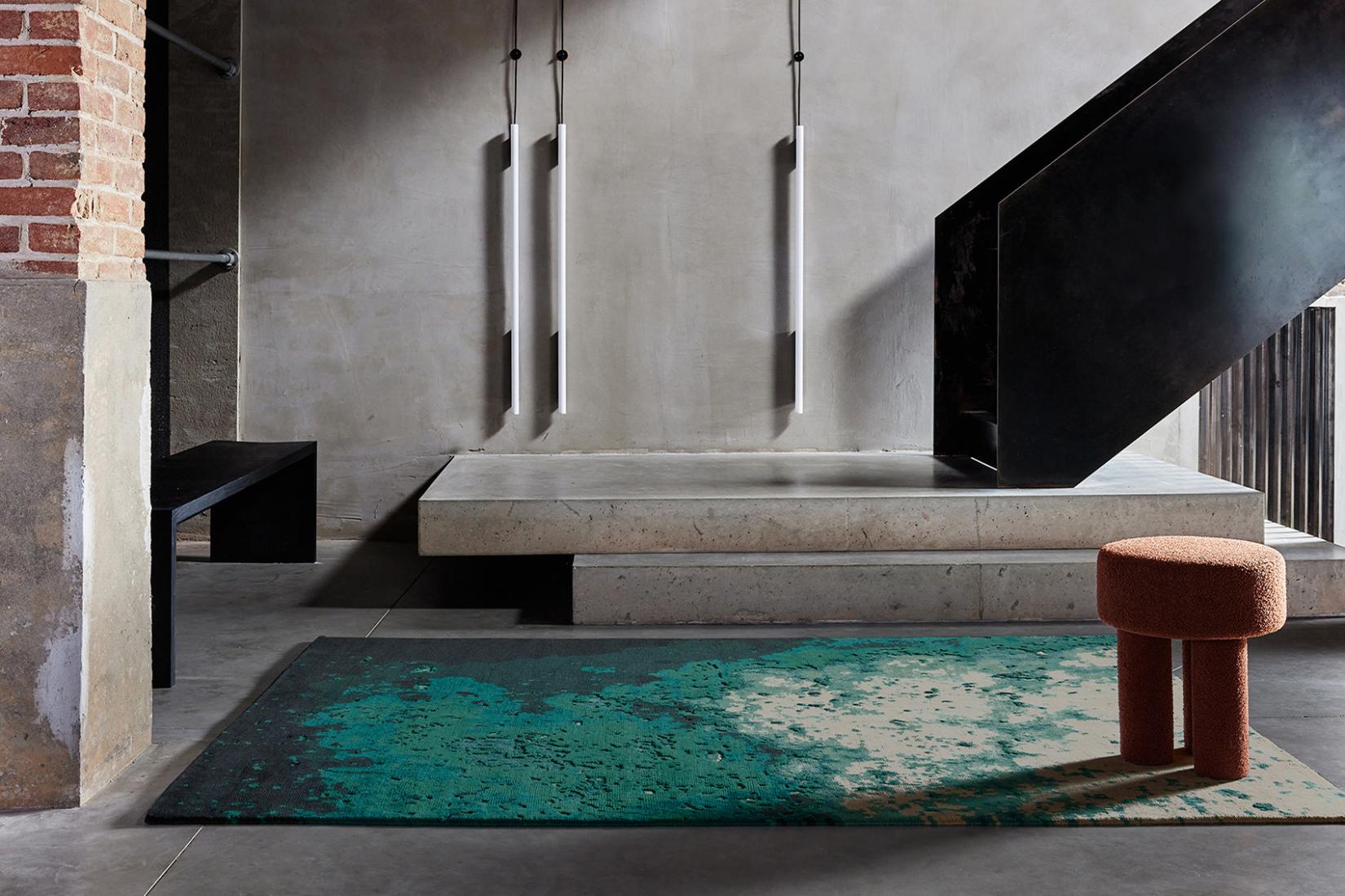 Dip Deep Turquoise Luxurious Rug | Size: 300 x 400 cm