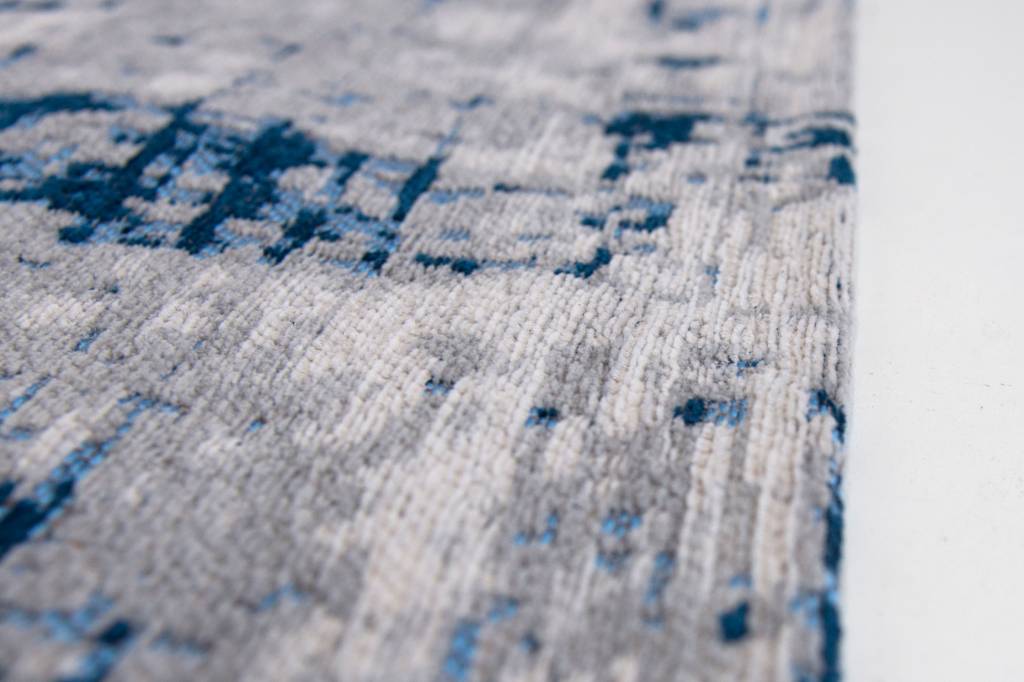 Abstract Indoor Azure Rug | Size: 80 x 150 cm