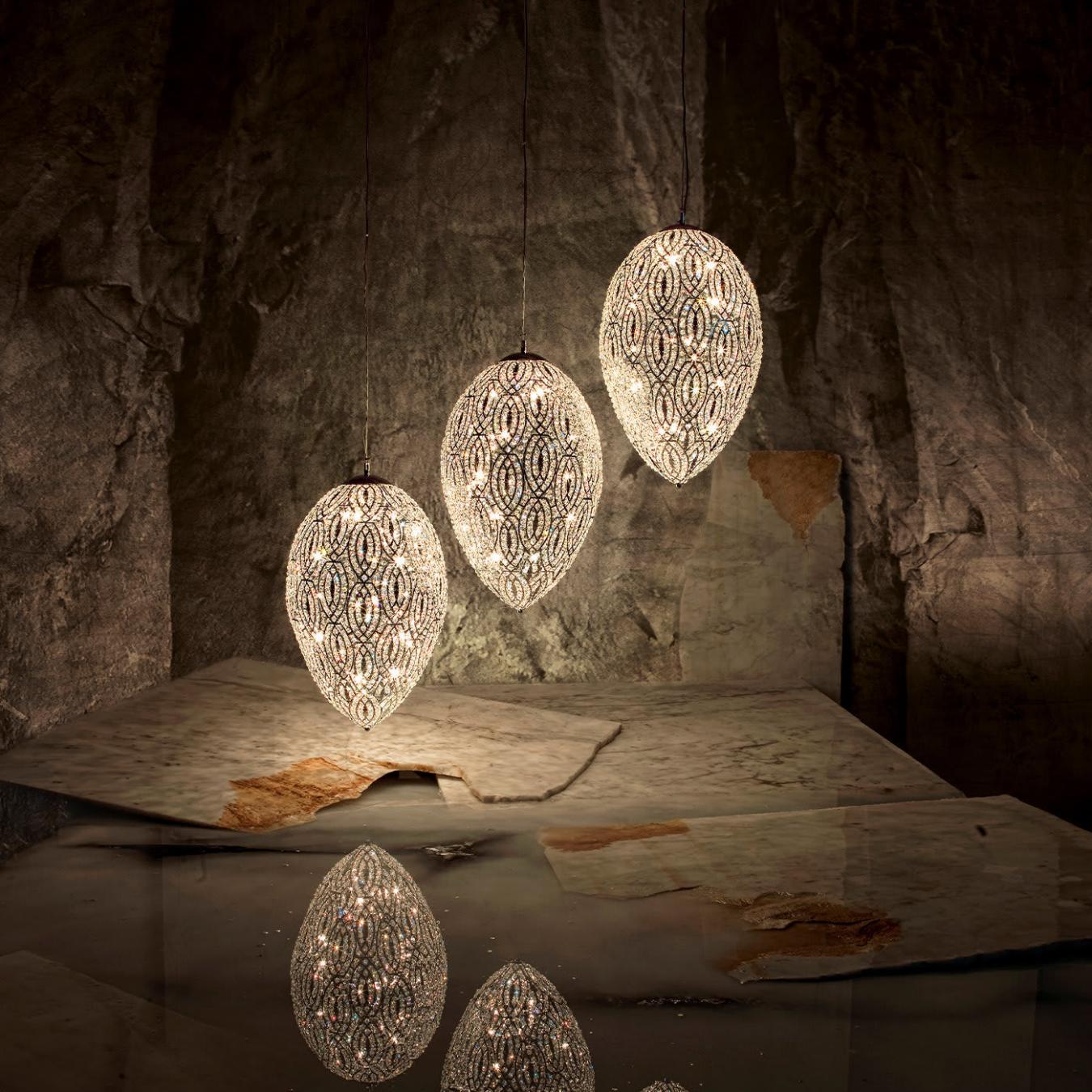 Arabesque Egg Statement Chandelier