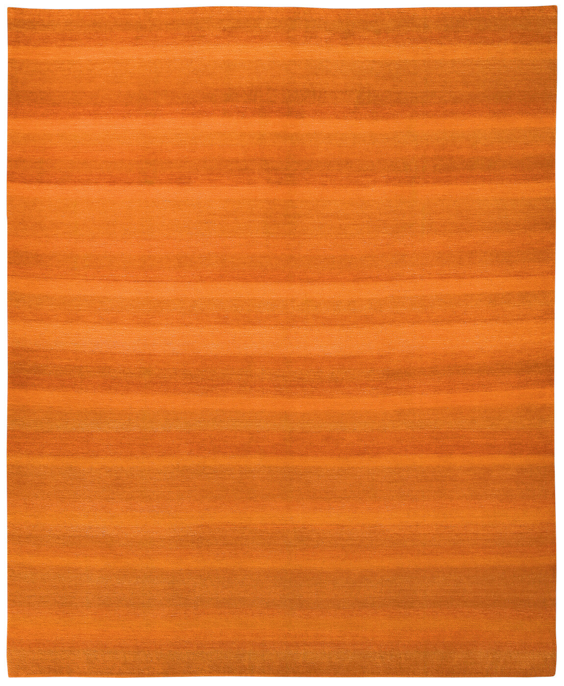 Hand-woven Orange Stripes Luxury Rug ☞ Size: 200 x 300 cm