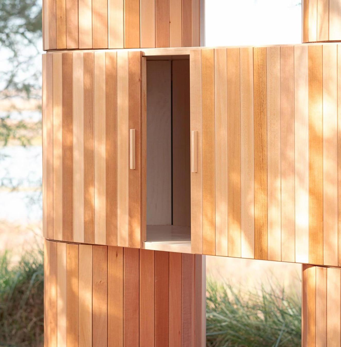 Natural Limewood Storage Cabinet