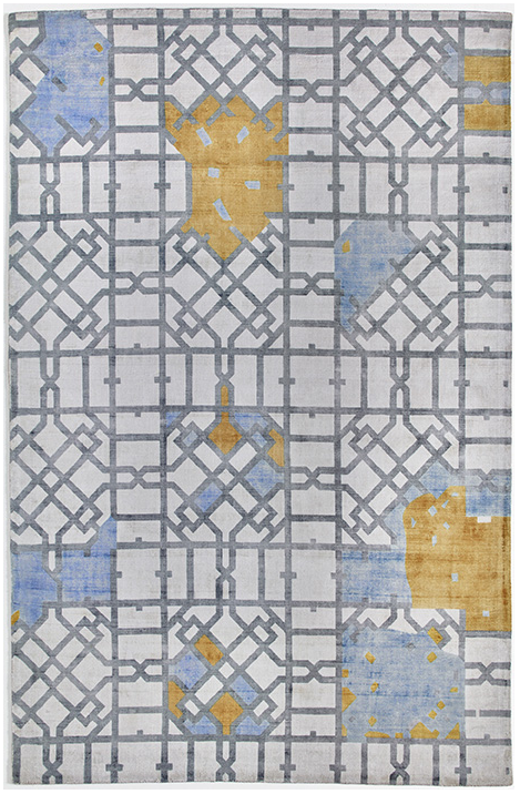Hand-Woven Viscose Rug