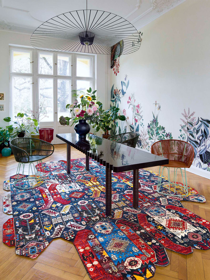Multishape Luxury 100% Wool Rug