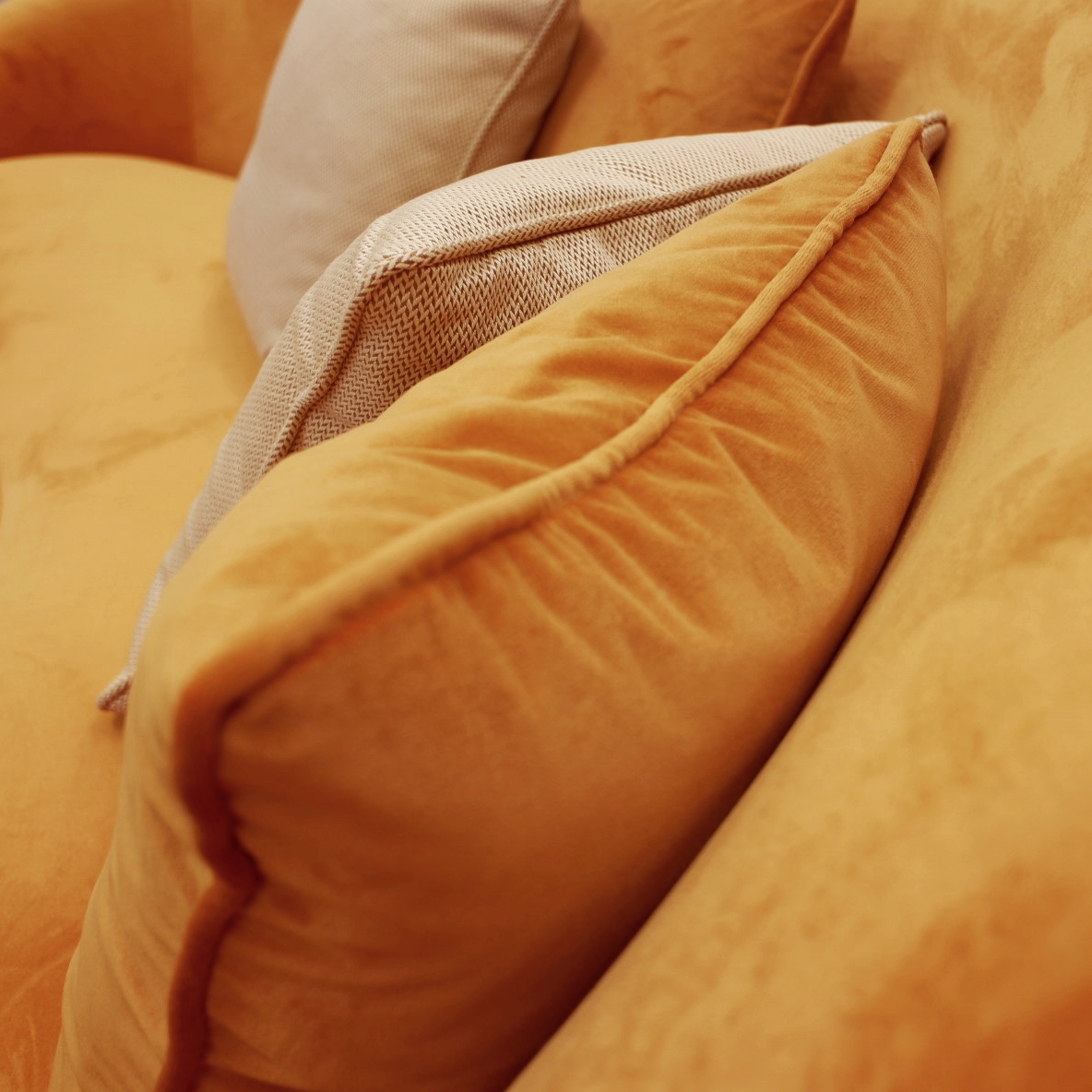 Wavy Sculptural Curved Sofa