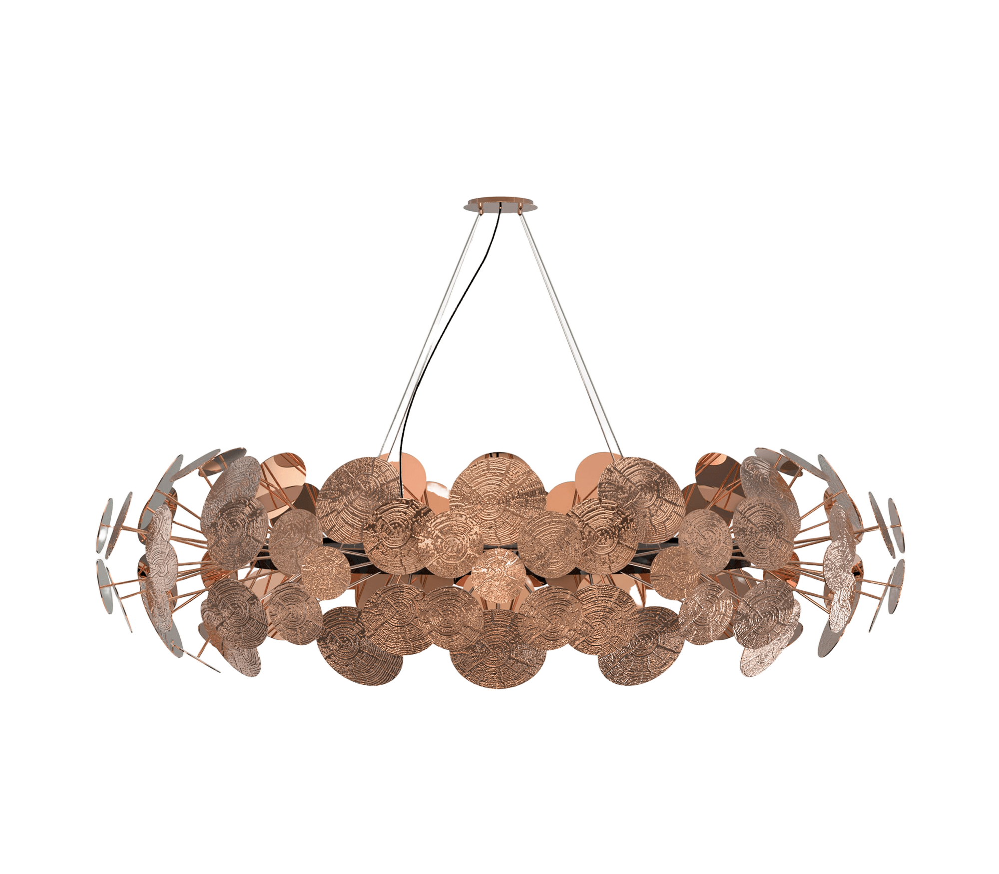 Galaxy Copper Chandelier