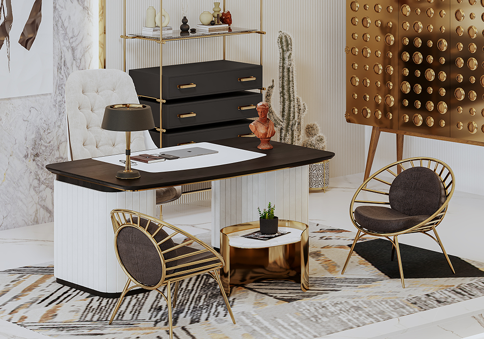 Franklin Scott Oval Side Table - 7