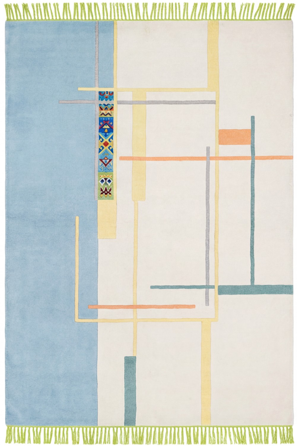 Linear Atlas Blue Artisan Rug