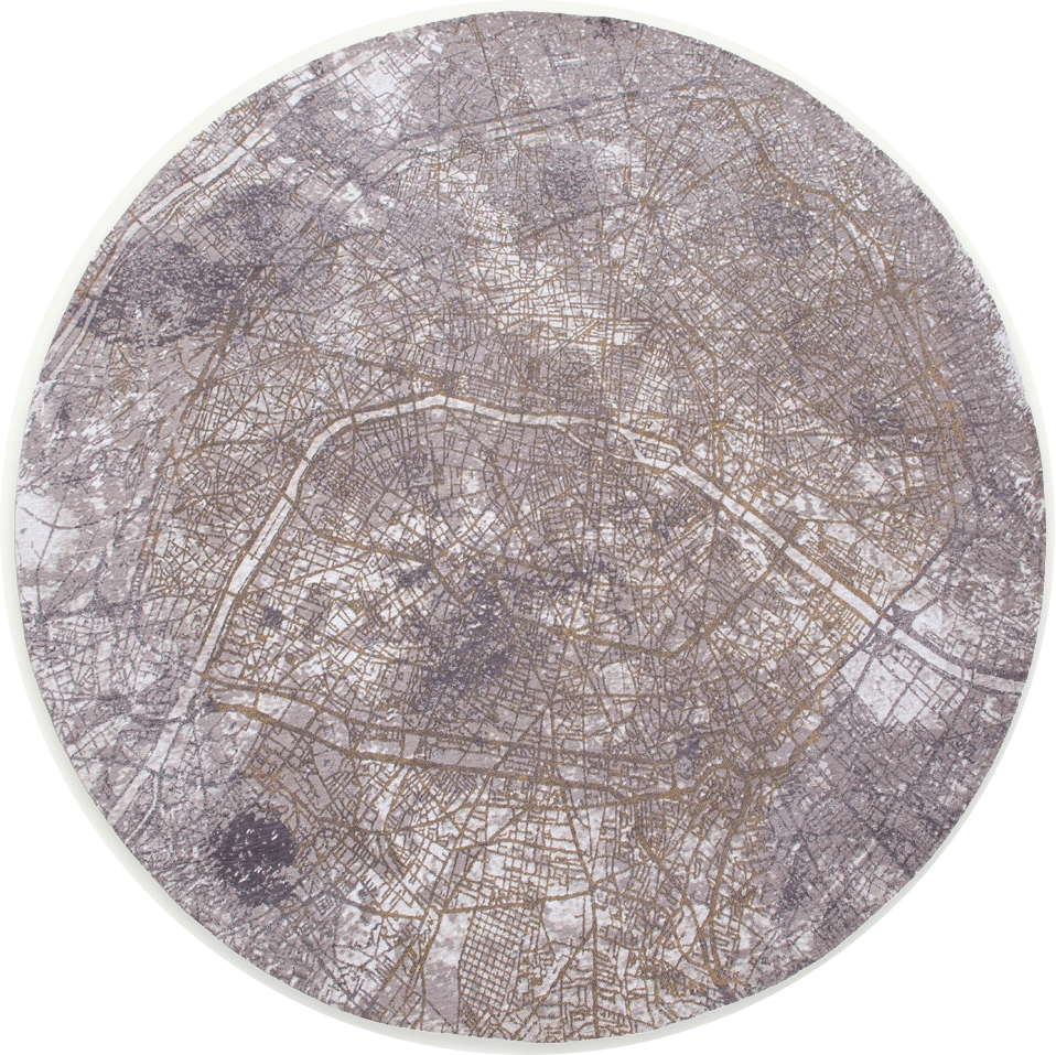 Contemporary Grey Round Rug | Size: Ø 240 cm Contemporary Grey Round Rug | Size: Ø 240 cm