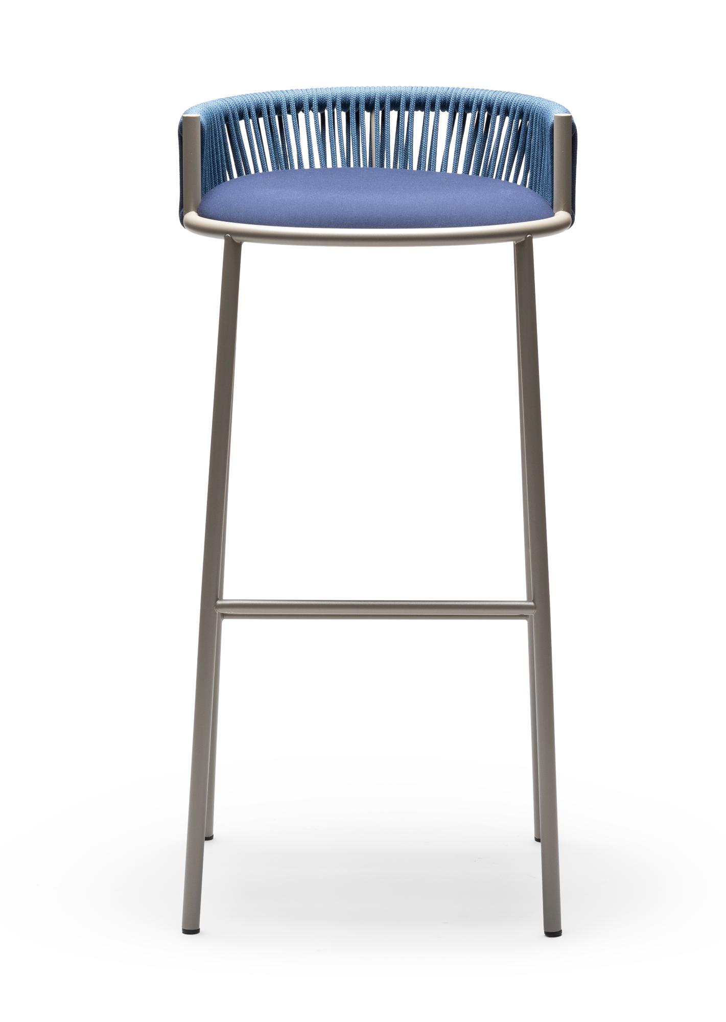 Millie Blue Outdoor Bar Stool