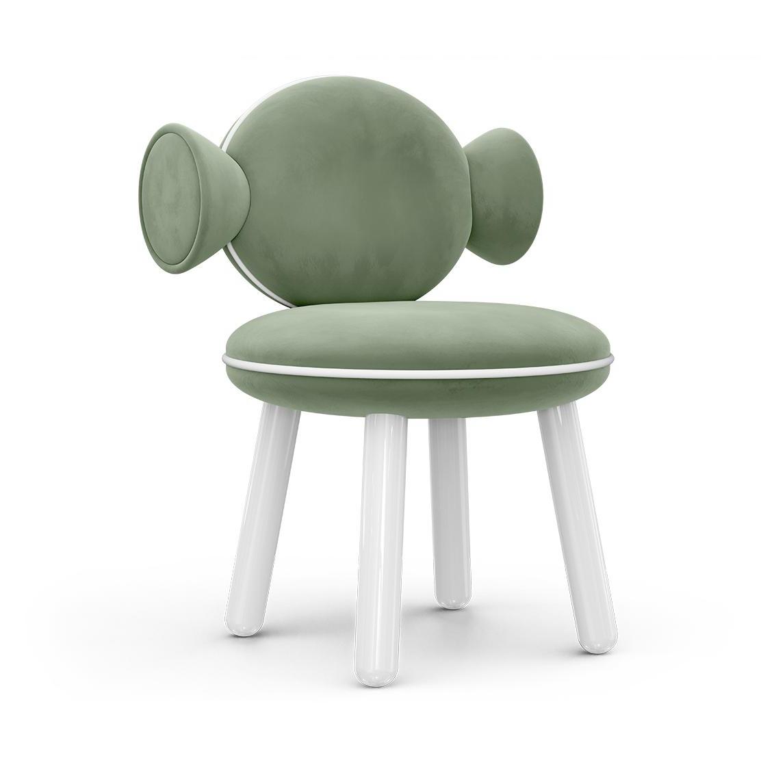 Lollipop Green Round Kids Chair