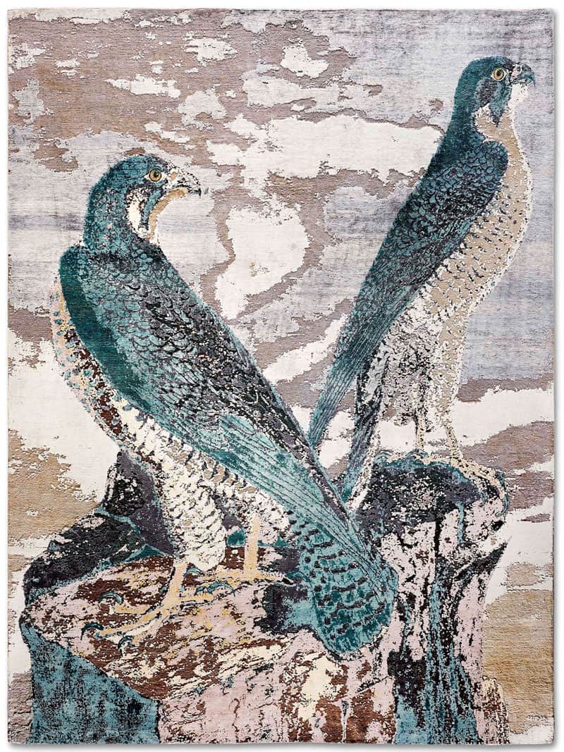 Falcon Hand-Woven Exquisite Rug