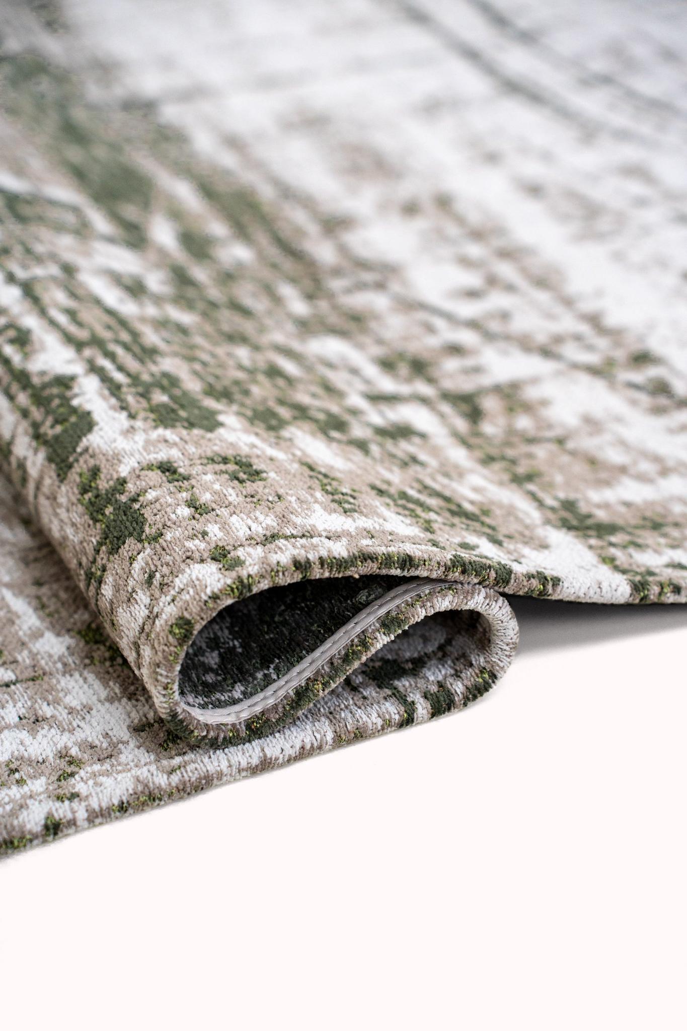 Eco-Friendly Green Round Rug | Size: Ø 240 cm