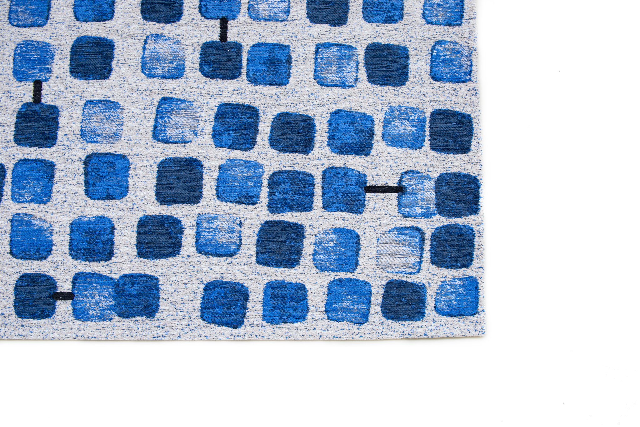 Amparo Blues Flatweave Rug | Size: 80 x 150 cm