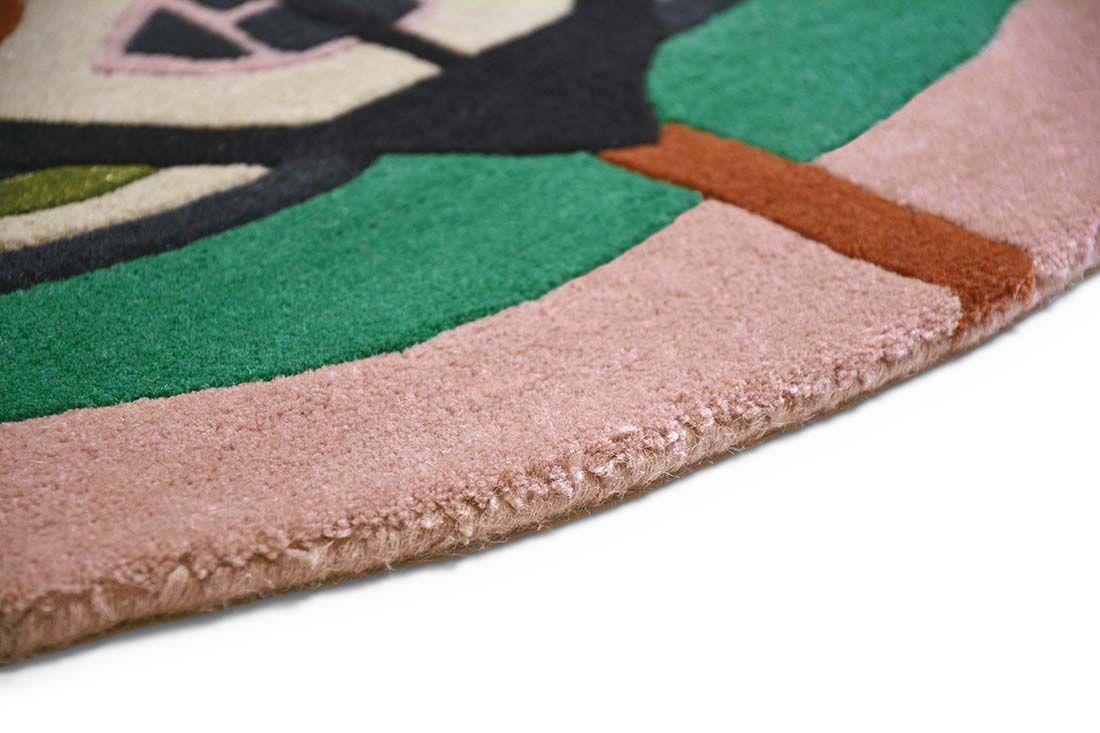 Zodiac Virgo Hand Woven Round Rug | Size: Ø 100 cm