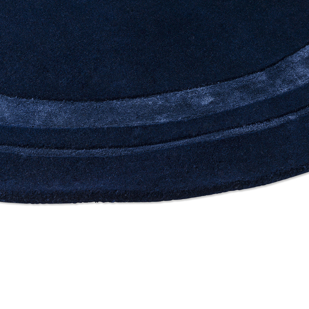 Redbrook Blue Round Hand-Woven Rug | Size: Ø 150 cm