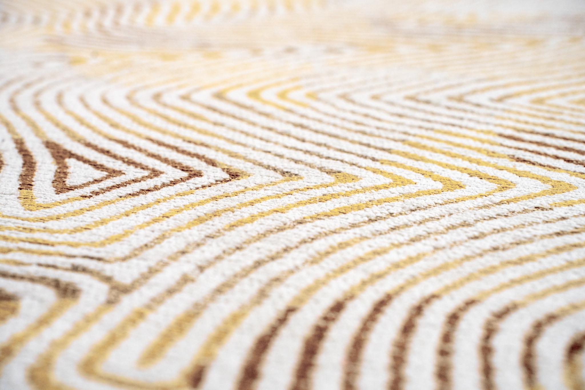 Bohemian Mustard Area Rug | Size: 80 x 150 cm