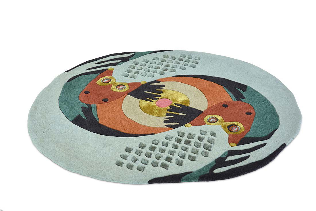 Zodiac Pisces Hand Woven Round Rug | Size: Ø 200 cm