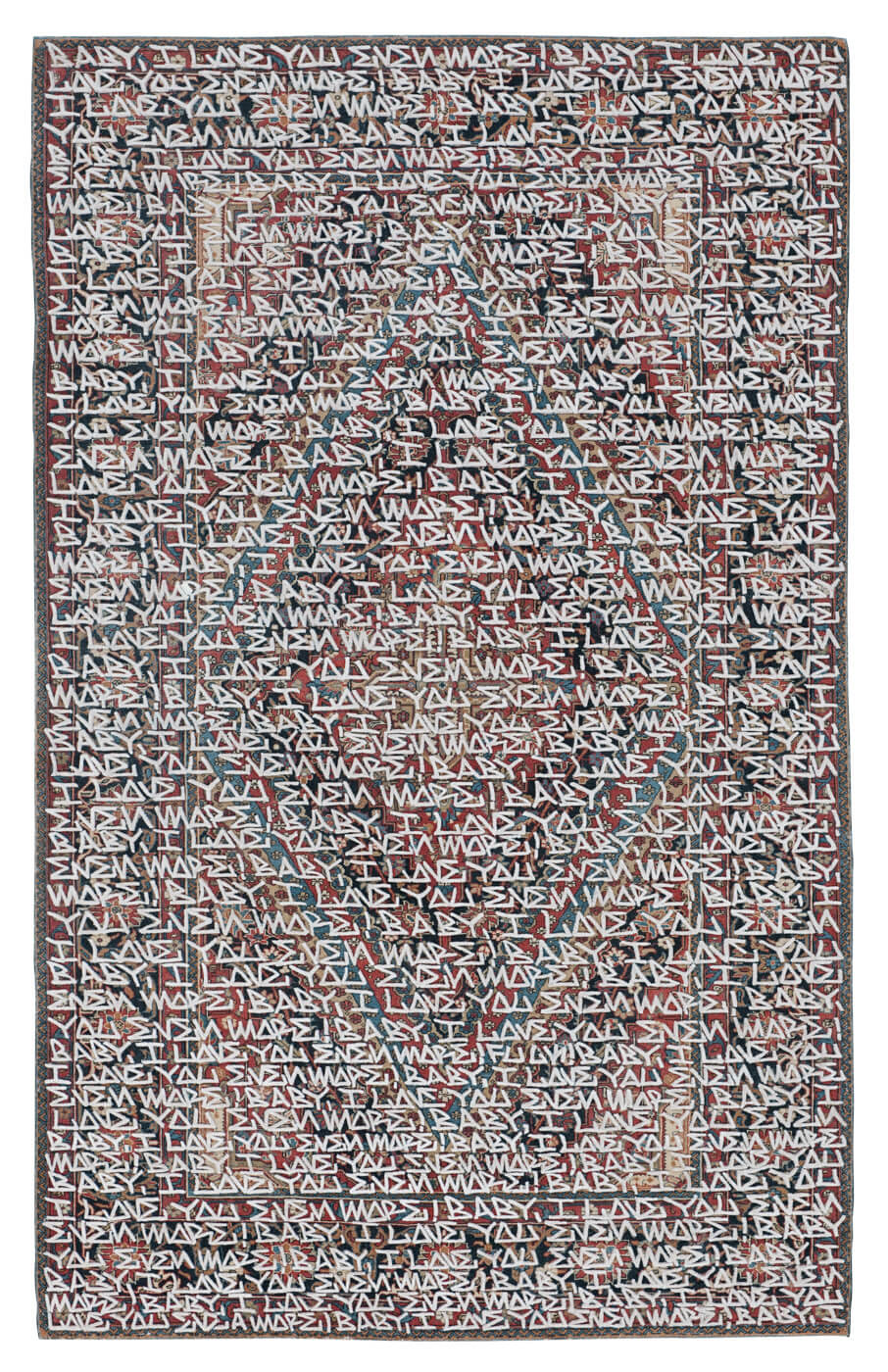 I Love You Hand-Woven Luxury Rug ☞ Size: 200 x 300 cm