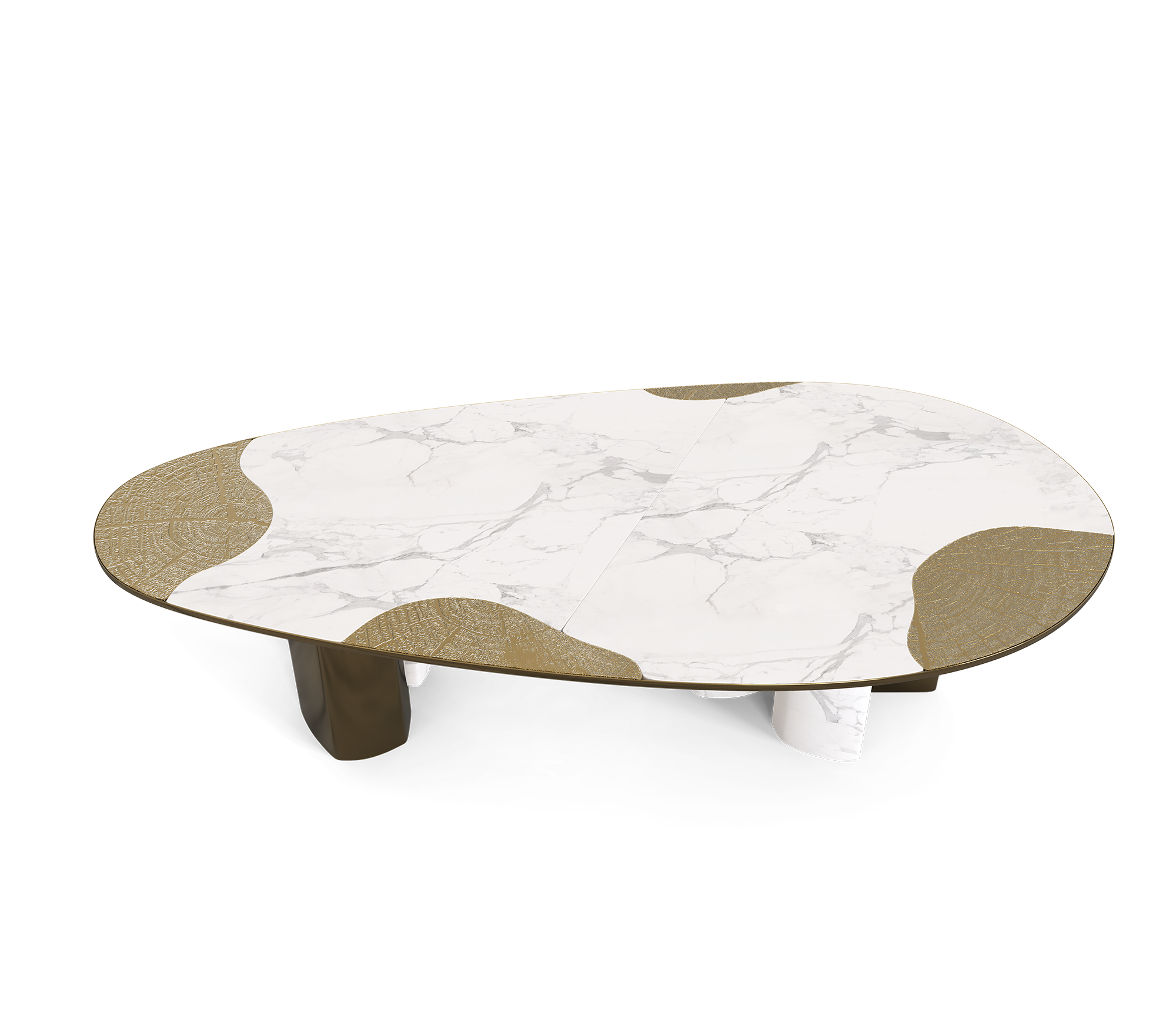 Marble & Patina Luxe Dining Table
