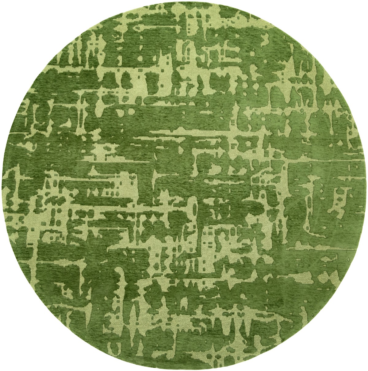 Perrier's Green Circle Rug