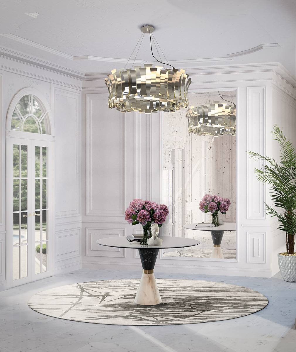 Graceful Sphere Round Suspension Lamp - 1