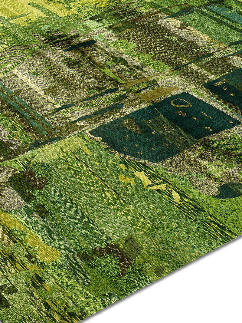 Ice Hand-Knotted Wool / Silk Rug | Size: 300 x 400 cm