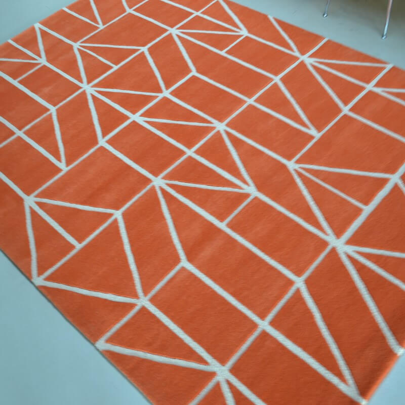 Viso Tomato Hand-Tufted Rug ☞ Size: 250 x 350 cm