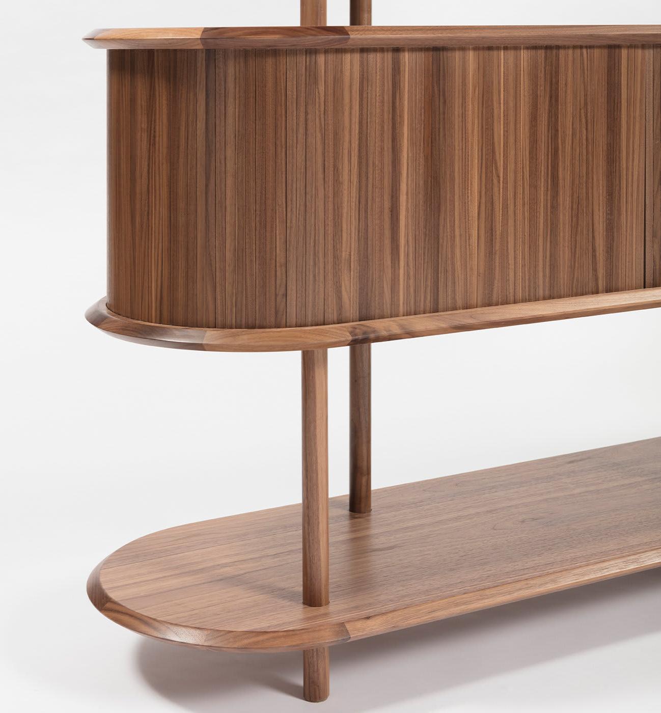 Walnut Modular Bookcase