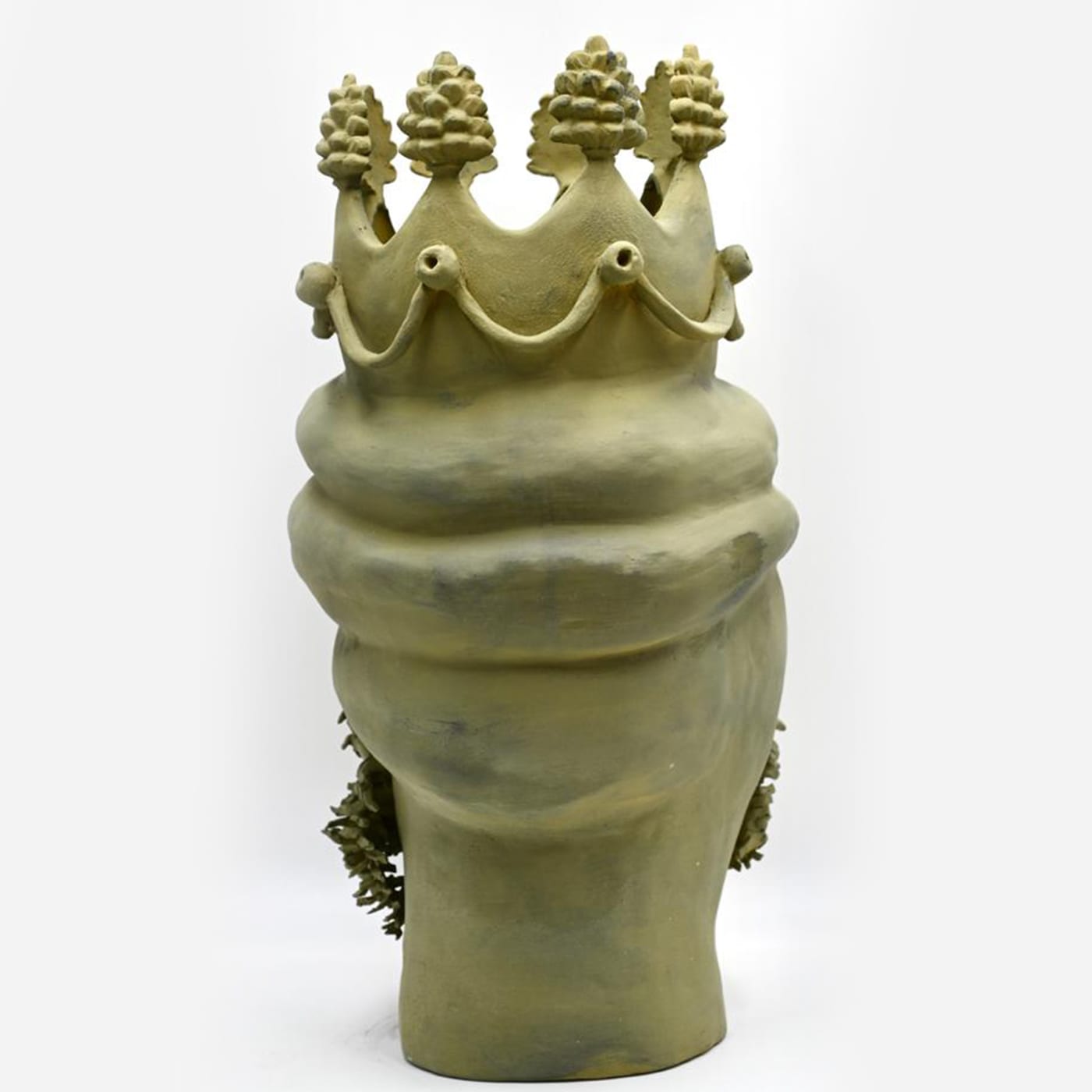Pistachio Moor's Head Italian Artisan Sculpture