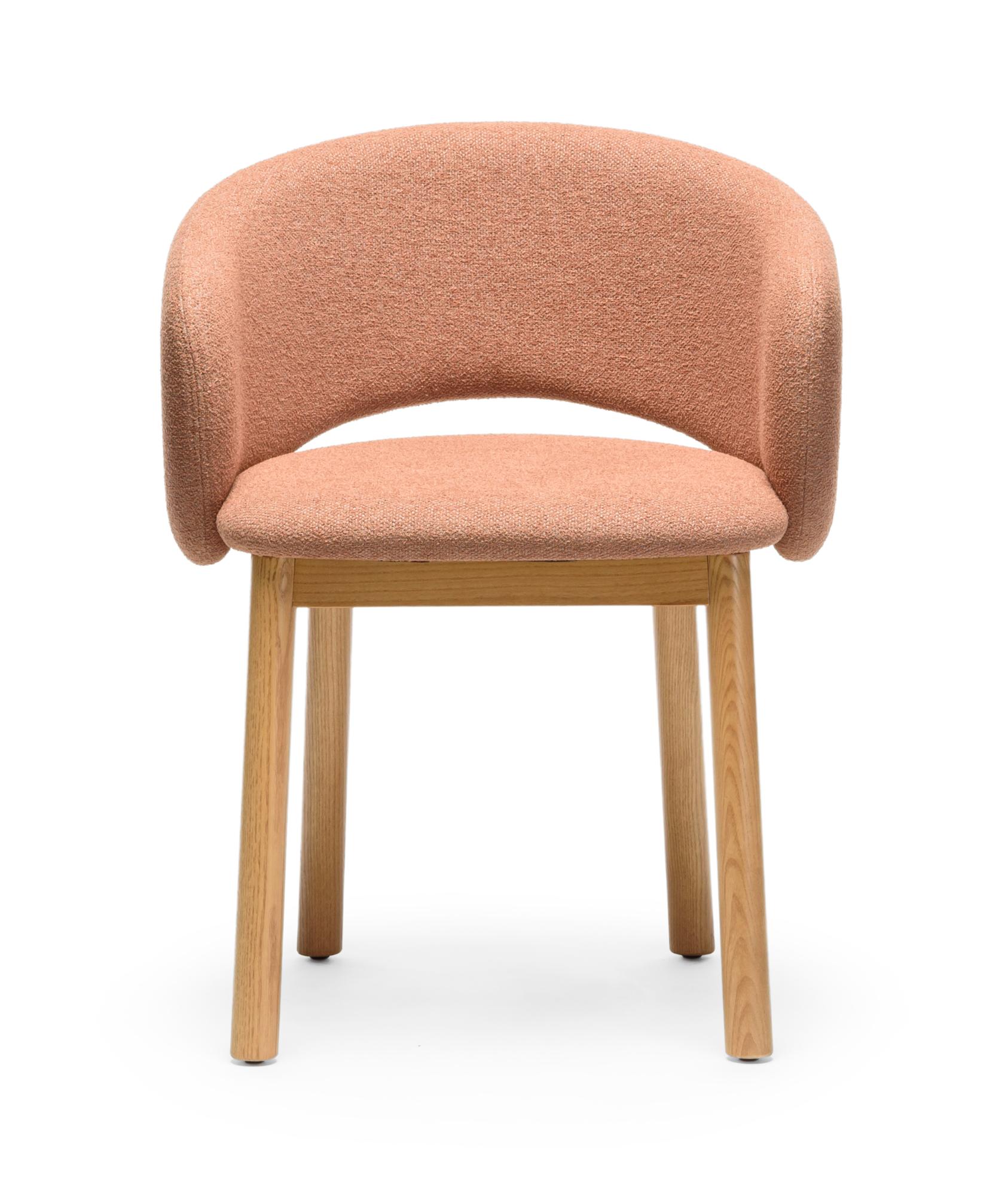 Terracotta Ash Wood Chair