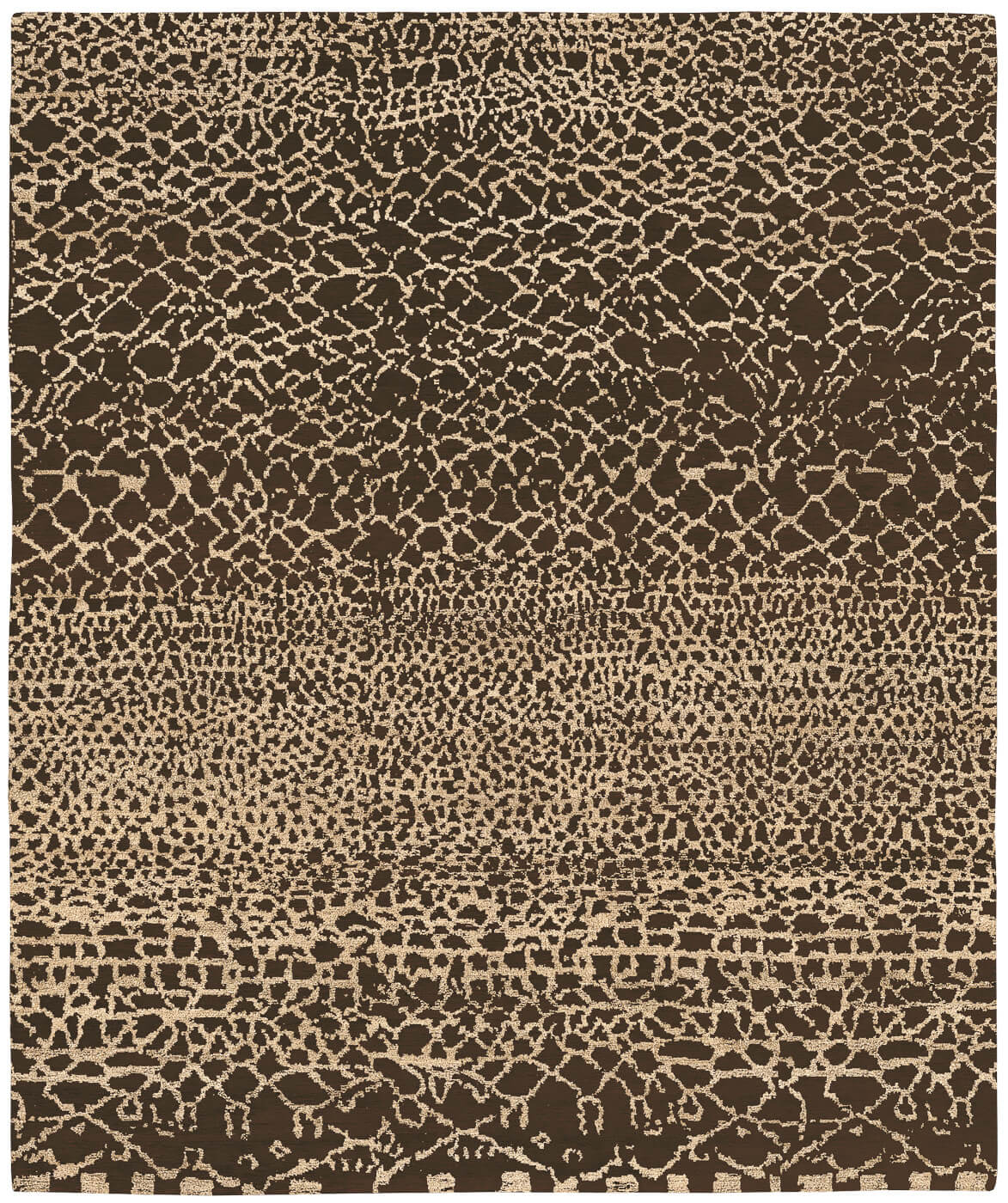 Hand-woven Beige & Brown Luxury Rug | Size: 300 x 400 cm