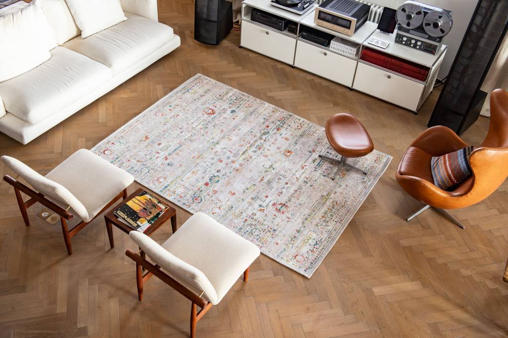 Indoor Vintage Jacquard Rug ☞ Size: 280 x 390 cm