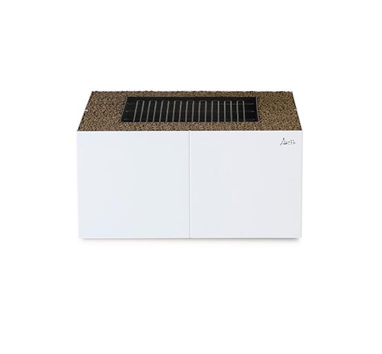 Modern White Outdoor Fire Pit