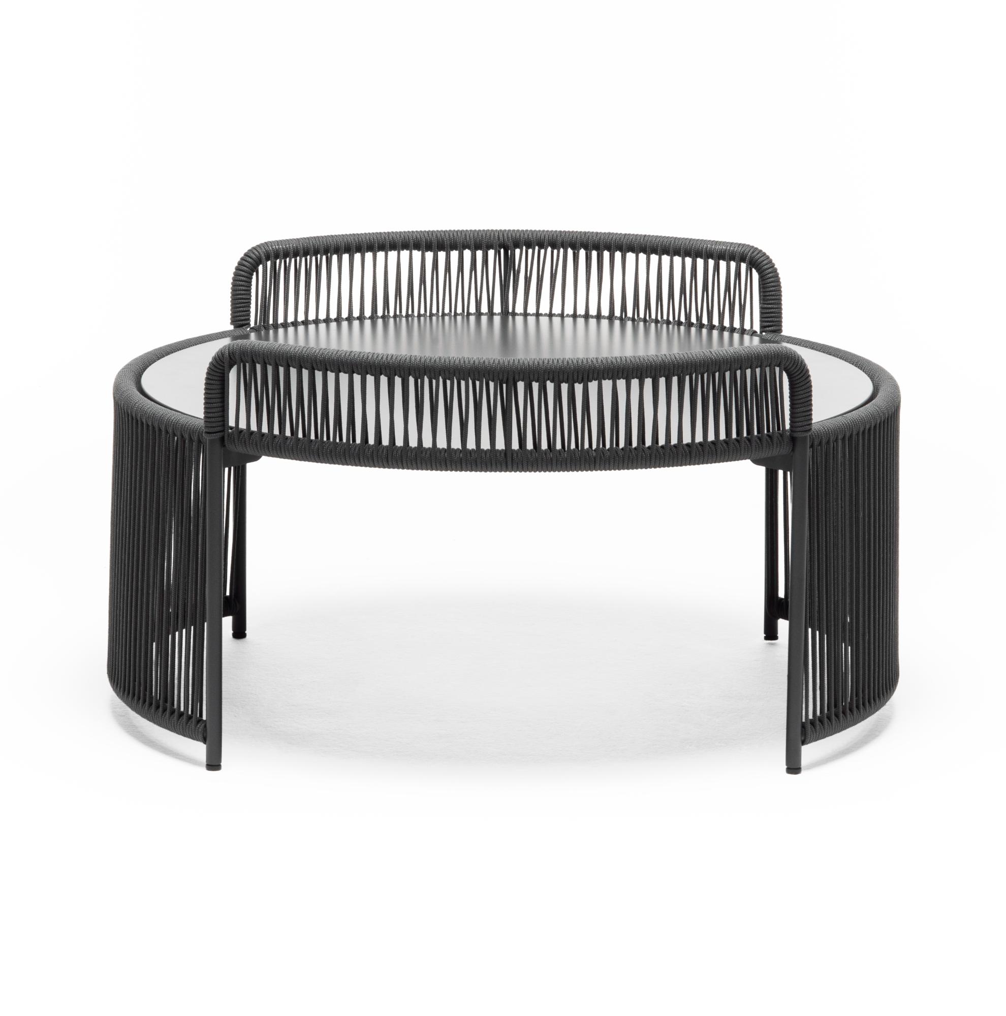 Altana Round Anthracite Outdoor Coffee Table
