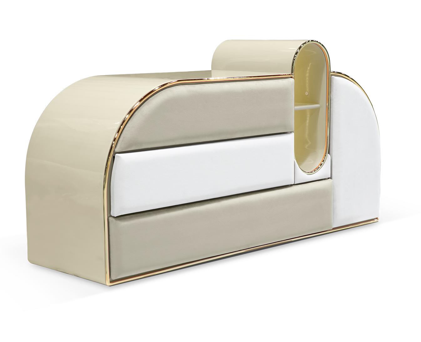 Candy Triple Beige Chest of Drawers