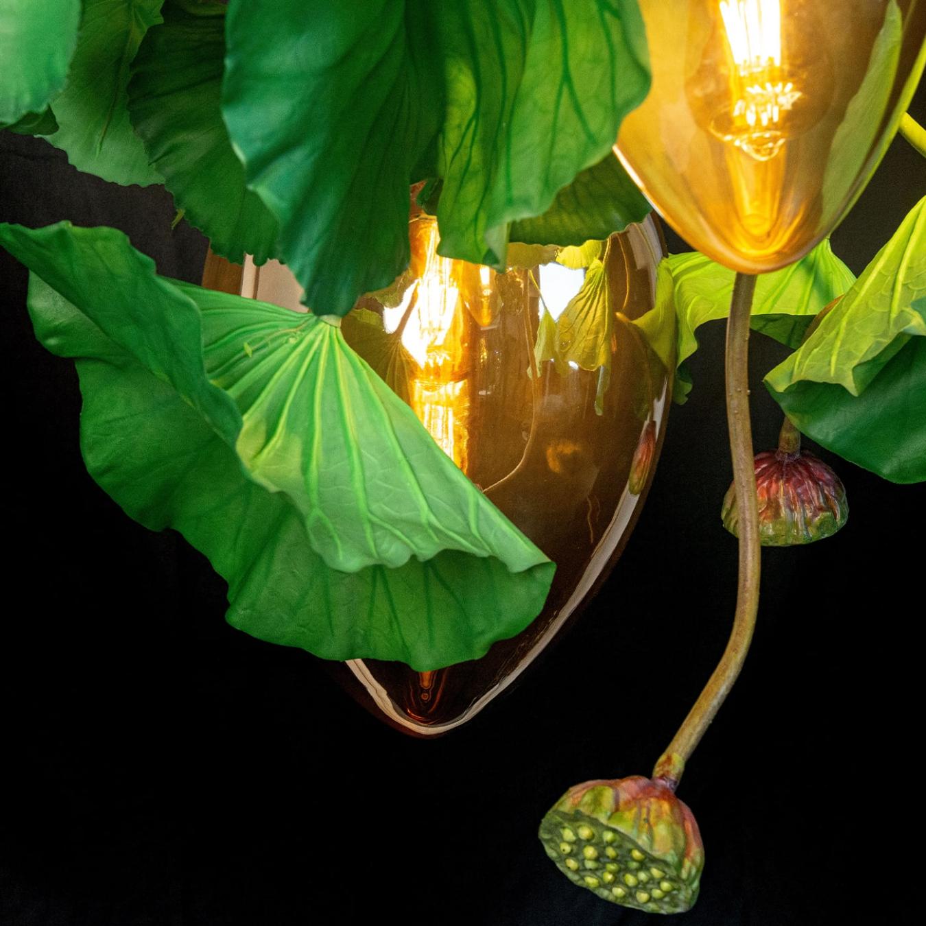 Dichondra Botanical Round Chandelier
