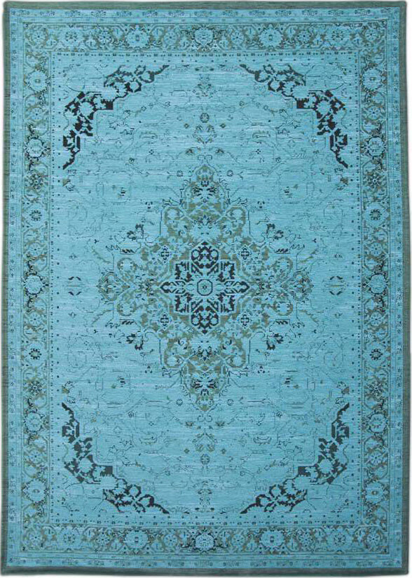 Heriz Azur Rug by Louis de Poortere