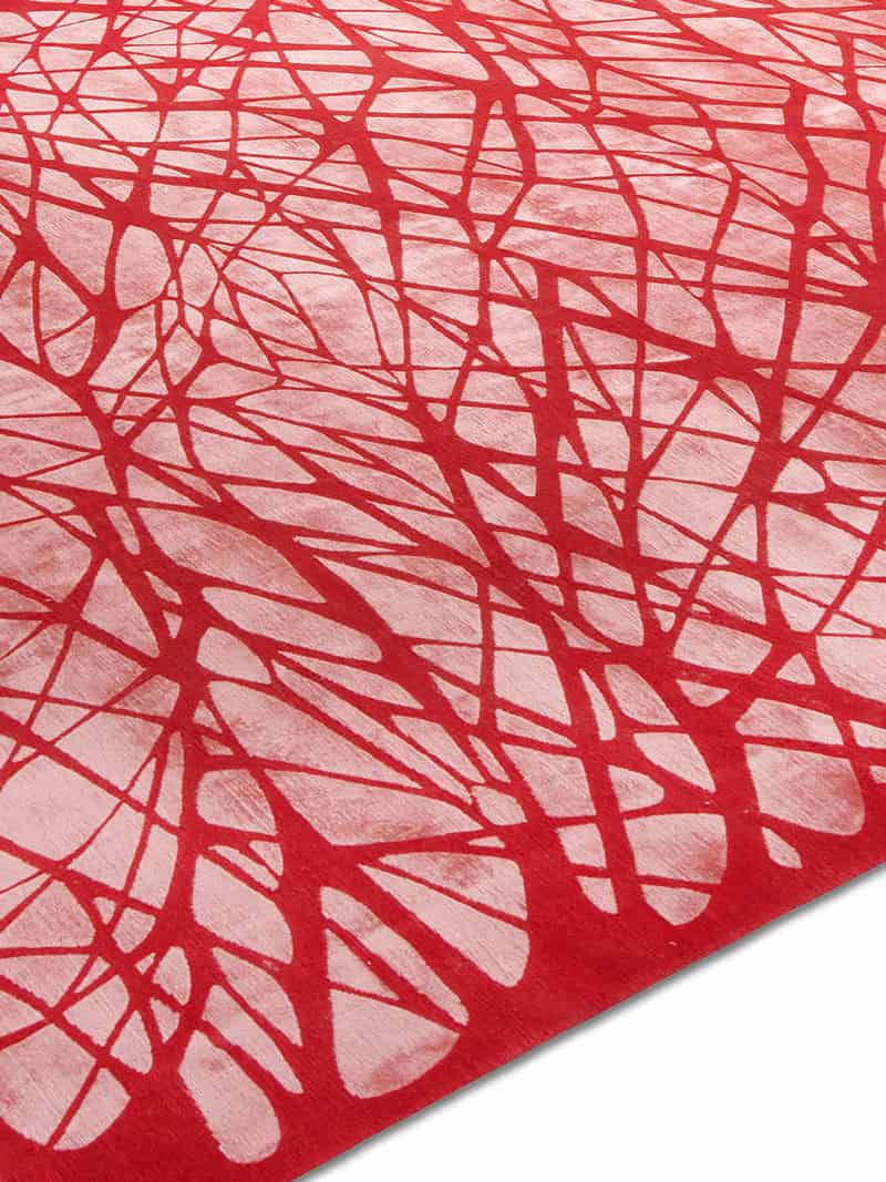 Dresden Red Luxury Hand-Woven Rug